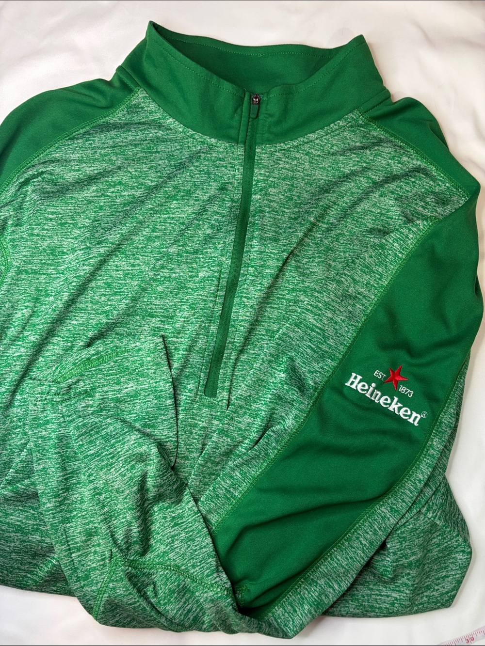 Heineken Beer Promotional Marketing Merch Dri-Fit Lightweight Quarterzip XL